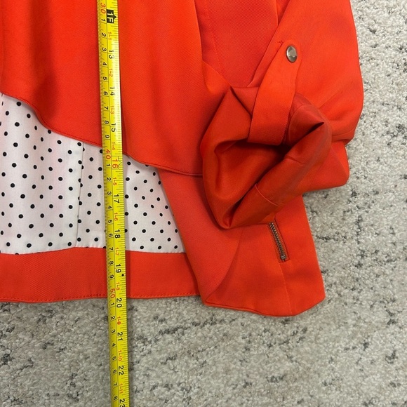 Cartonnier (Anthropologie) S Women's Orange blazer EUC - Picture 8 of 11